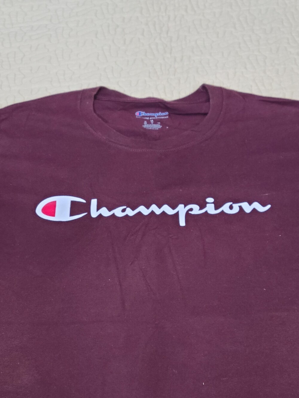 Champion Script logo T shirt size M